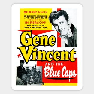 Gene Vincent Concert Poster Sticker